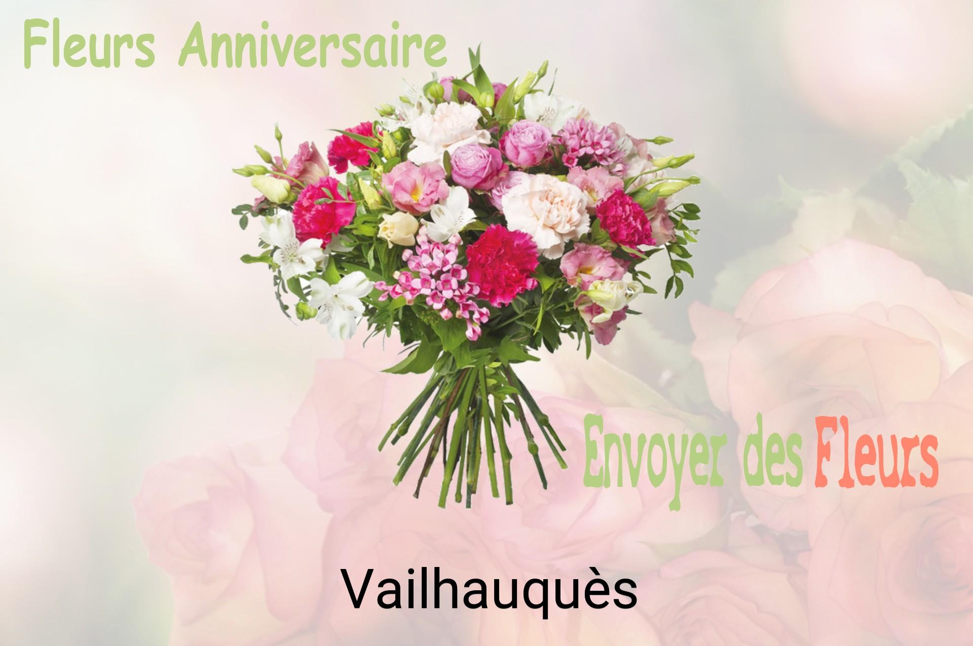 Bouquet de fleurs d’anniversaire livré à Vailhauquès